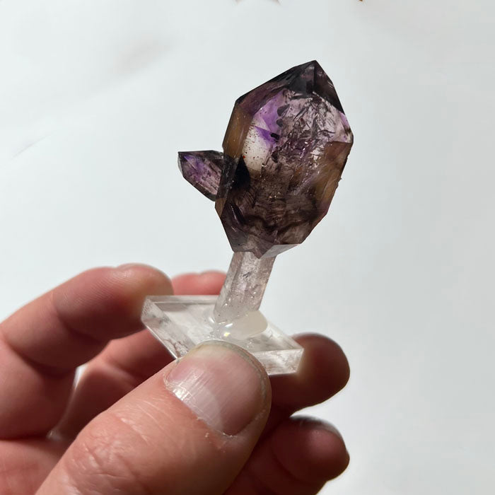 Zimbabwe amethyst crystal scepter

