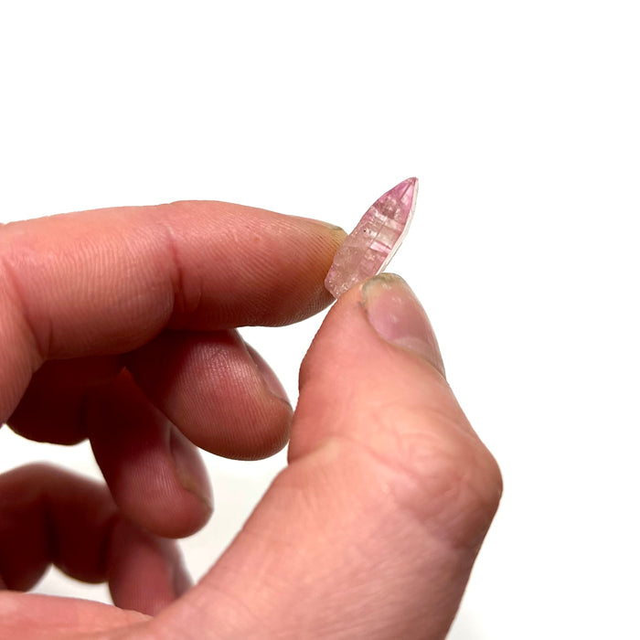 Bright pink Tanzanite Crystal Specimen