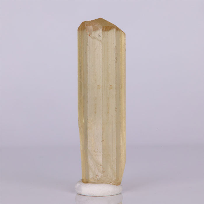Transparent golden scapolite crystal collector mineral specimen