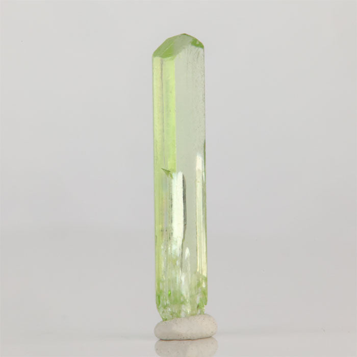 Transparent green diopside crystal from Tanzania collector specimen