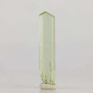Natural diopside crystal thin green mineral specimen