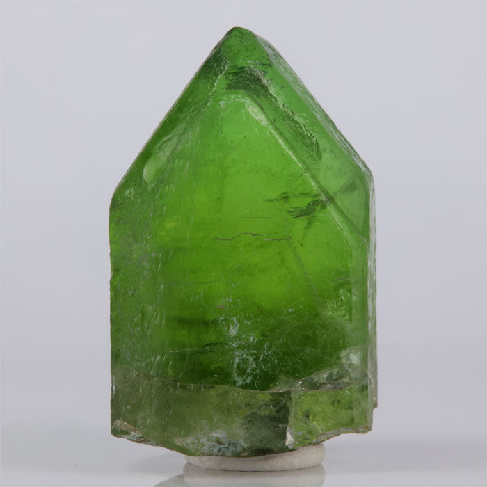 Pakistani peridot crystal bright green high clarity collector piece
