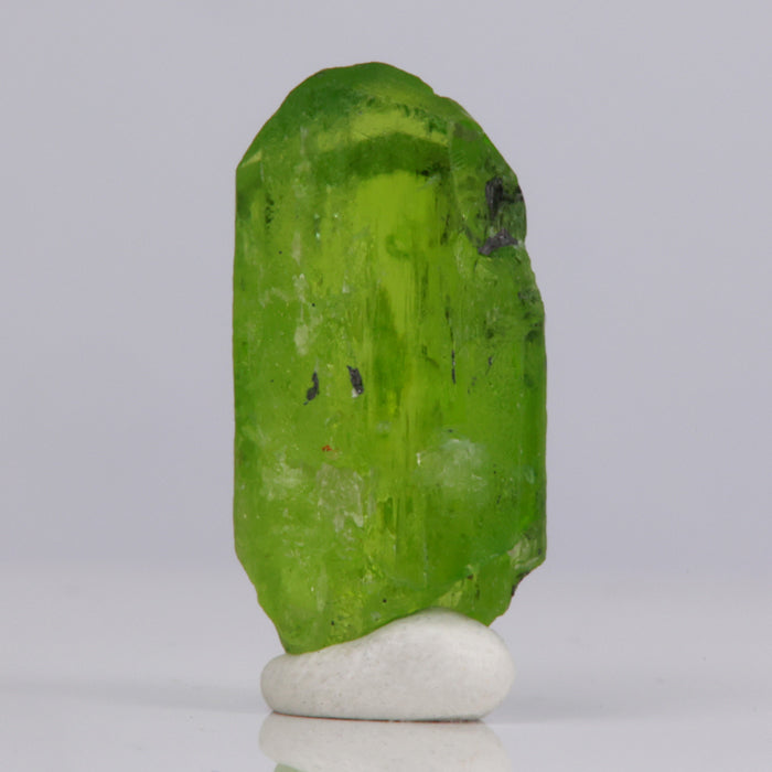 Vibrant green diopside crystal specimen