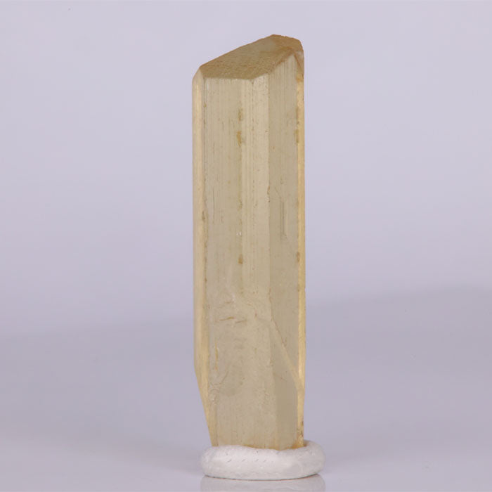 Golden scapolite crystal from Morogoro Tanzania long transparent specimen