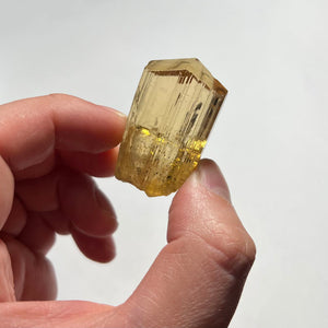 Big Yellow Scapolite Crystal from Tanzania