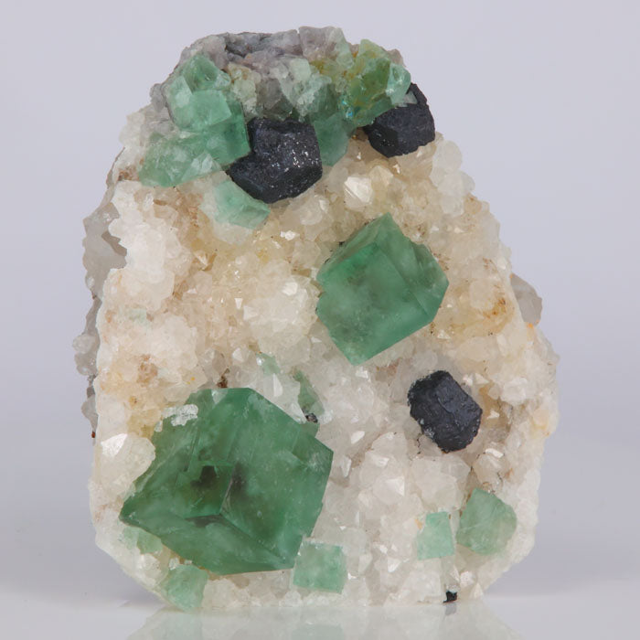 Northern Lights Pocket Fluorite Quartz and Galina