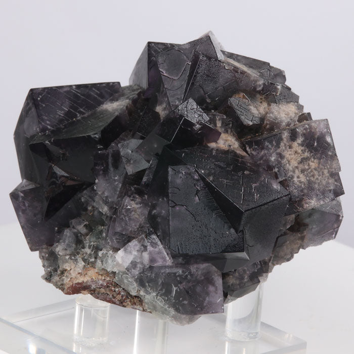 Purple Rain Fluorite Glows in Sunlight