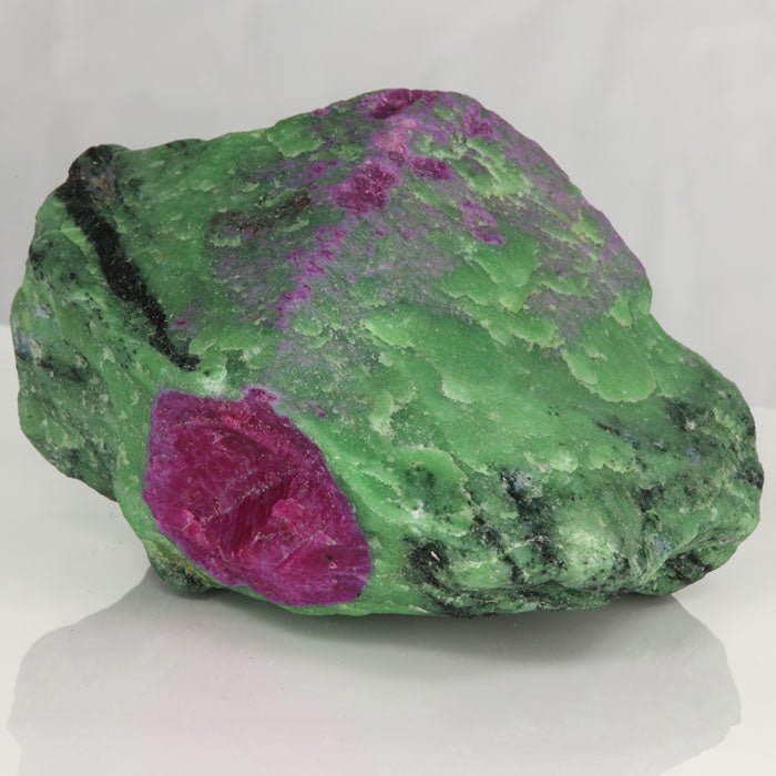 Ruby Crystal in Zoisite corundum mineral specimen