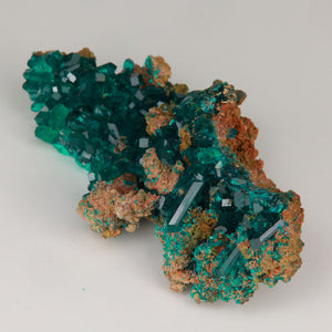 congo dioptase crystal specimen on matrix