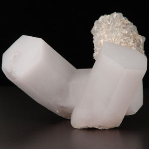 White Calcite Crystal Specimen