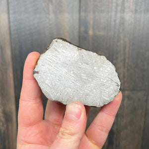Natural etched space rock