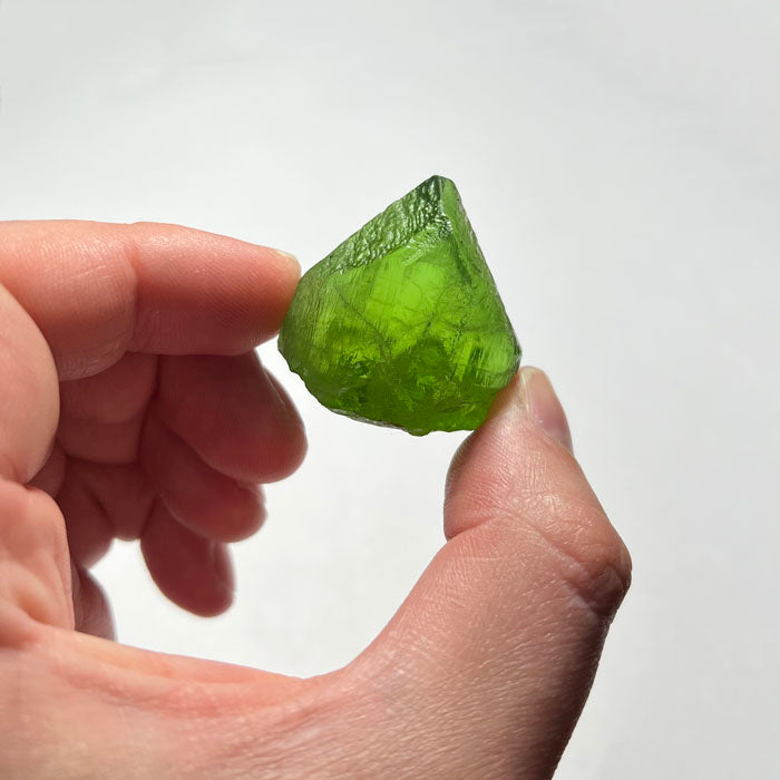 Green Peridot Crystal from Pakistan