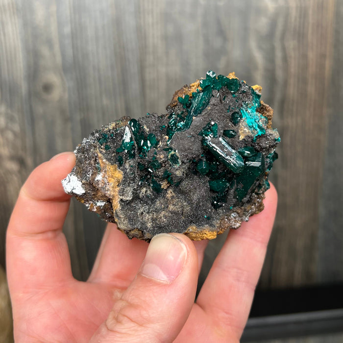 Dioptase on Matrix Congo