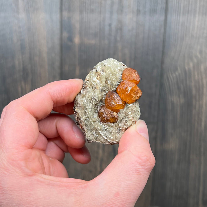 Tanzania spessartite garnet crystal specimen