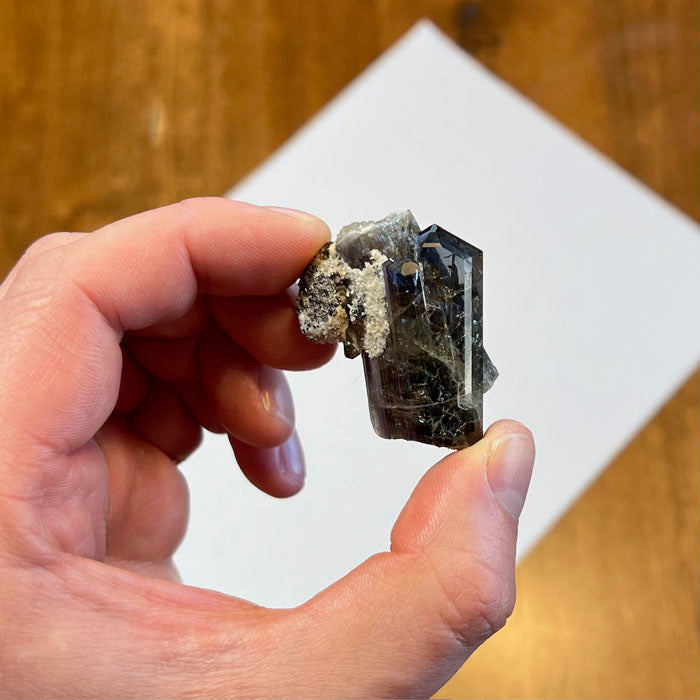 Unheated Raw Tanzanite Crystal Cluster Specimen