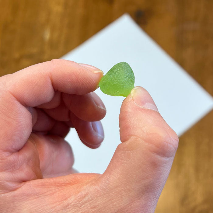 Natural Etched Green Peridot crystal from pakistan