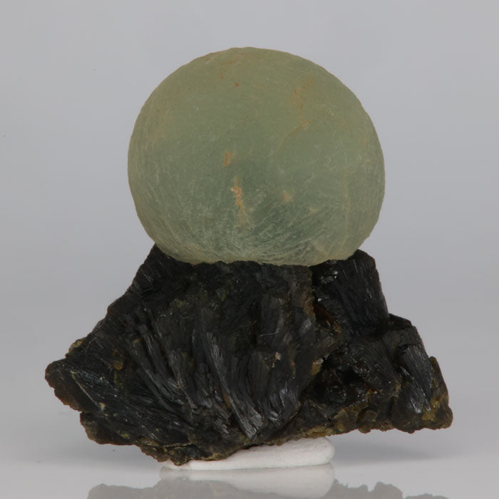 Green Raw Prehnite and epidote crystals