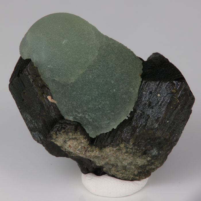 Mali Prehnite and epidote crystal specimen