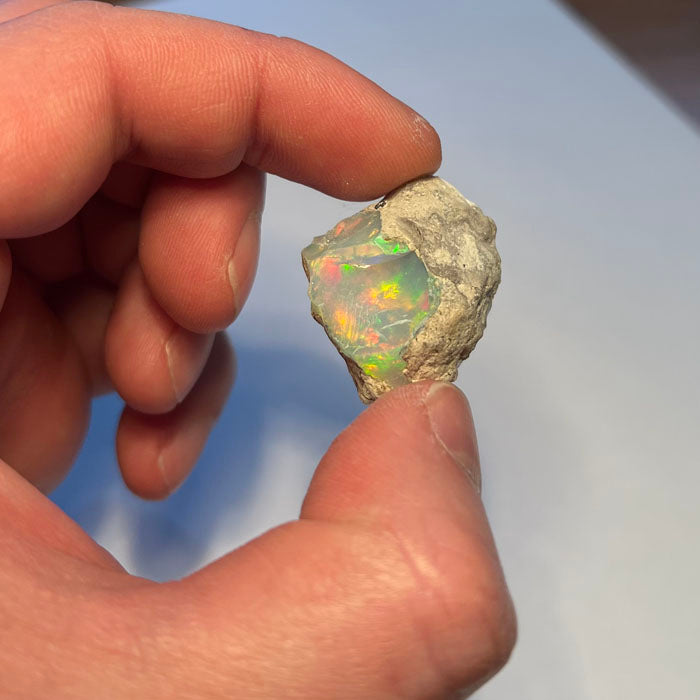Rough welo ethiopian opal speicen