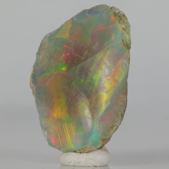 Solid Ethiopian opal rough minimal host rock