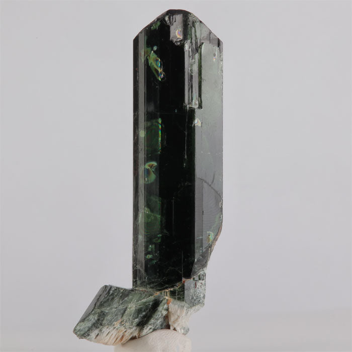 Greenish Black Hornblende Crystal Specimen from Tanzania