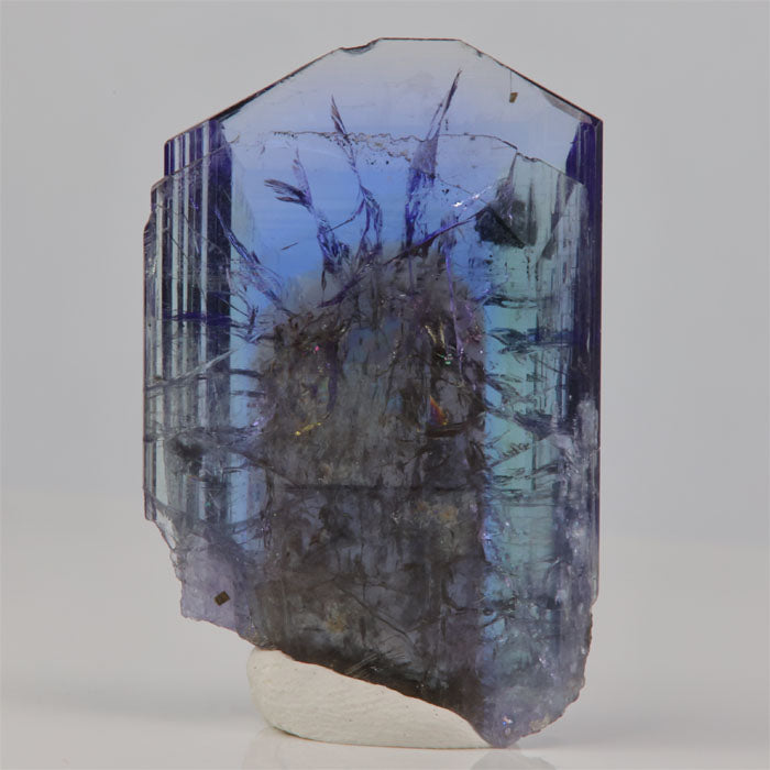 Fine tabular tanzanite crystal specimen from tanzania