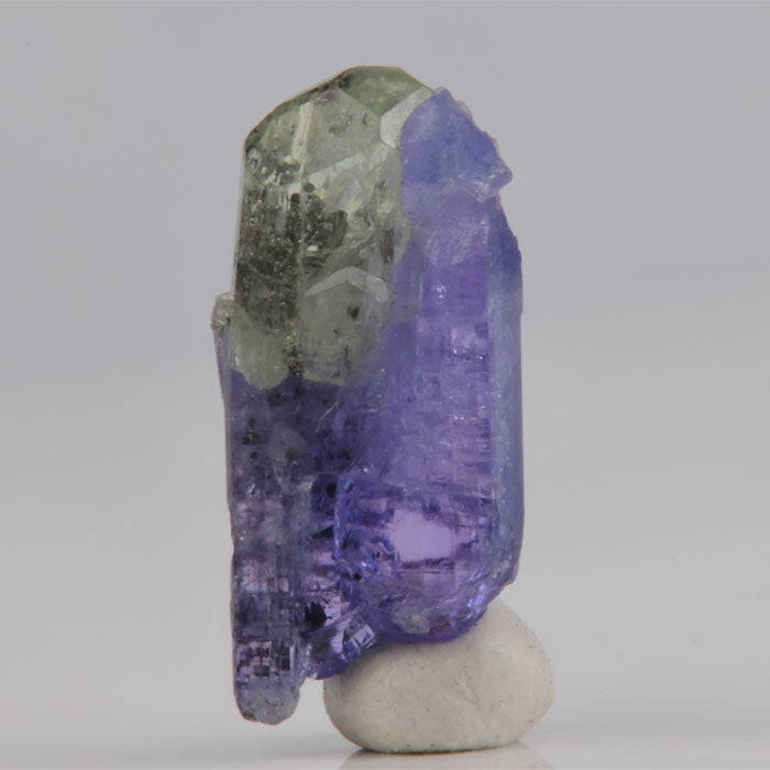 Tanzanite and diopside crystal specimen