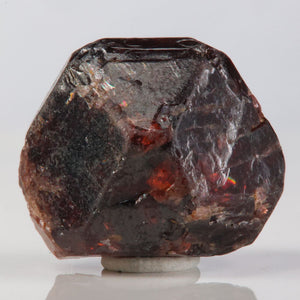 Red Natural Zircon Crystal Specimen