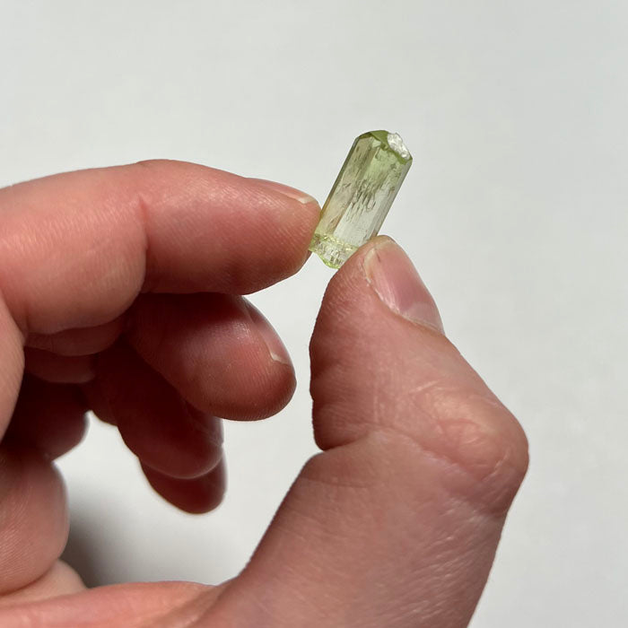 Natural raw diopside crystal specimen from Tanzania 