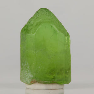 Green peridot crystal well formed natural collector specimen