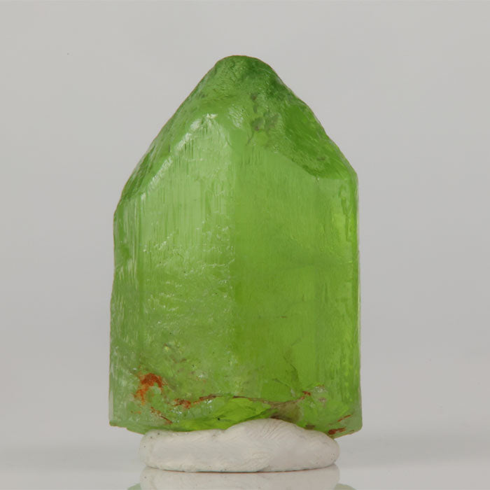 Pakistani peridot crystal vivid green translucent mineral