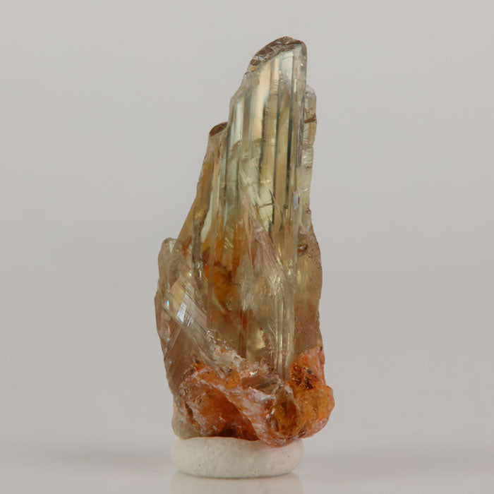 Diaspore mineral specimen golden crystal cluster collector piece