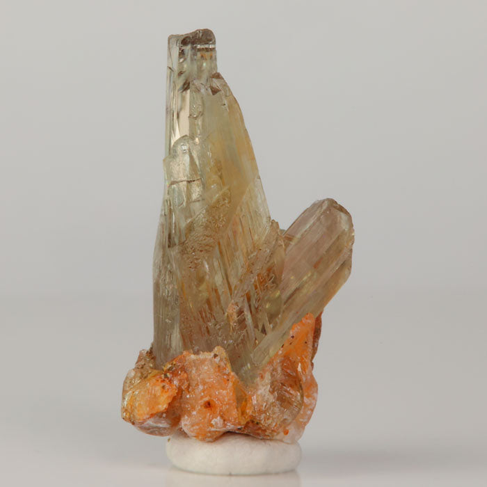 Diaspore crystal cluster Turkey color change mineral specimen