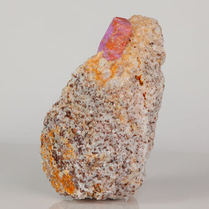 Ruby in matrix specimen Tanzania natural corundum crystal