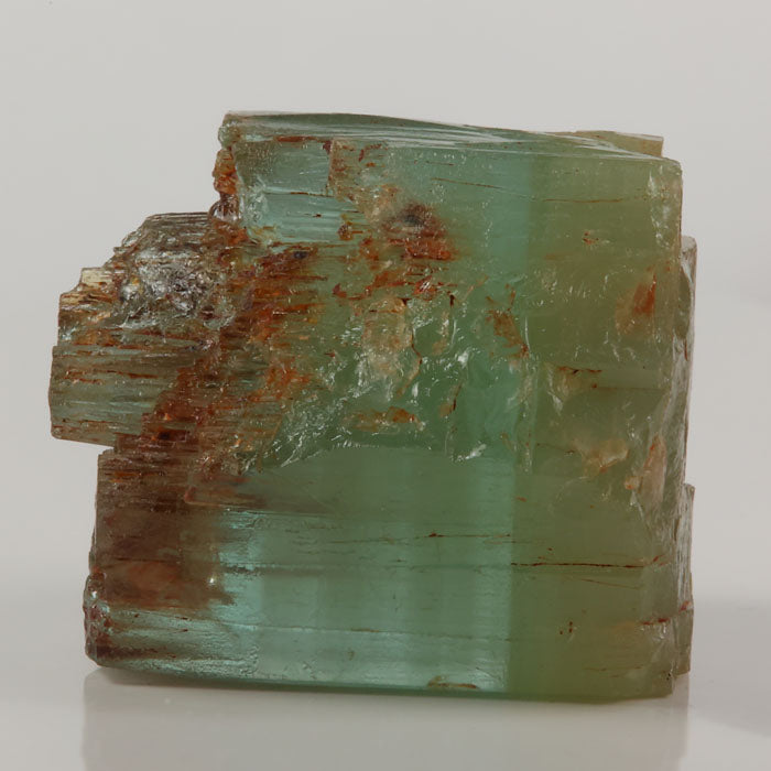 Aquamarine mineral specimen with natural crystal growth Tanzania