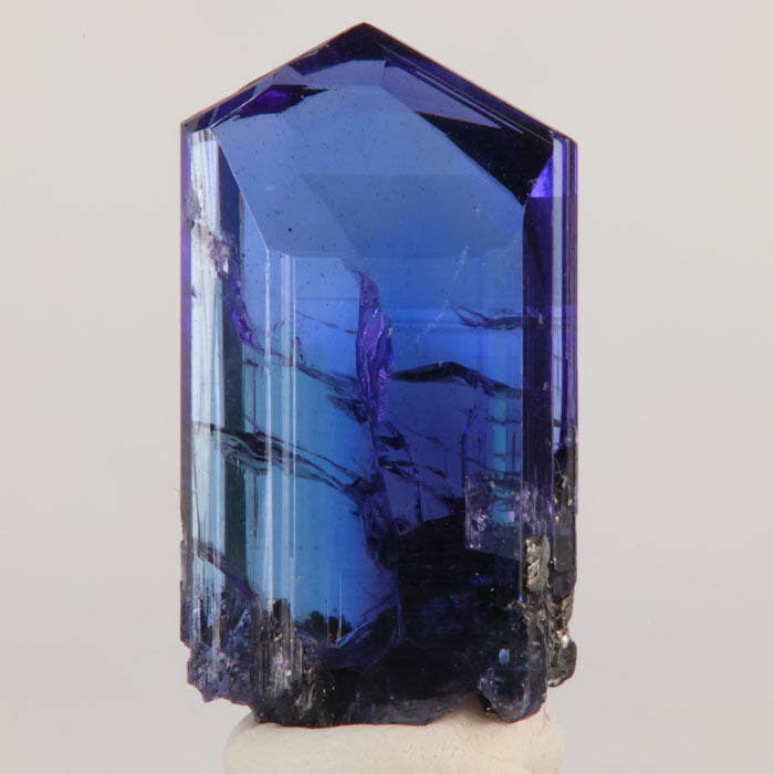 blue violet tanzanite crystal specimen