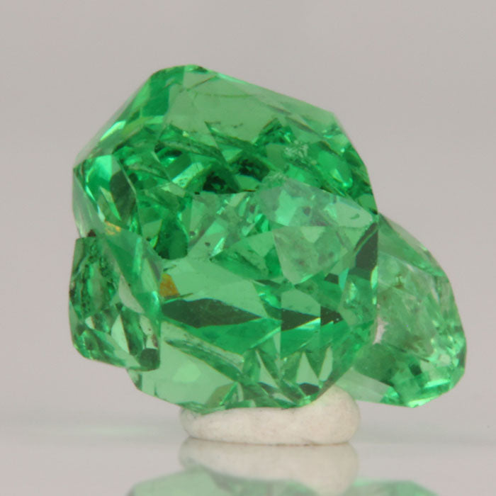 raw green tsavorite garnet gem crystal