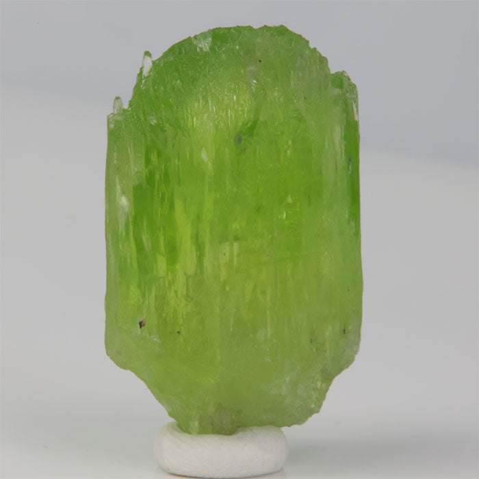 Etched natural green diopside crystal from tanzania