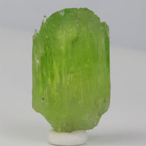 Etched natural green diopside crystal from tanzania