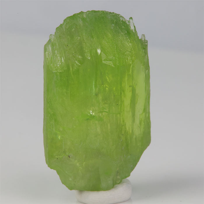 Etched termination of a diopside crystal from tanzania green 