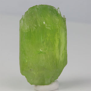 Etched termination of a diopside crystal from tanzania green 