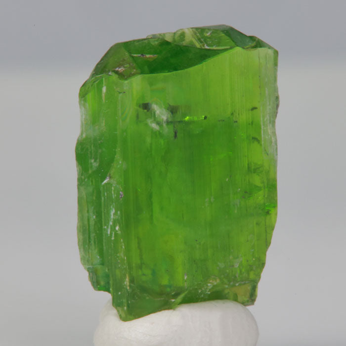 Natural deep green tremolite crystal