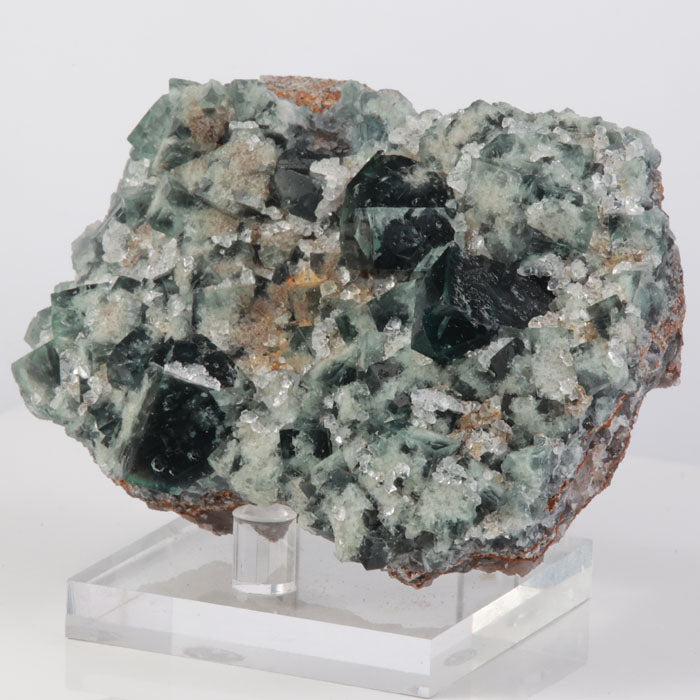 Green color changing fluorite from supernova pocket in england