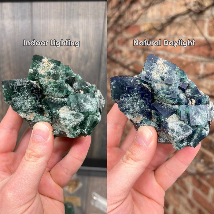 Color Changing Fluorite Crystals