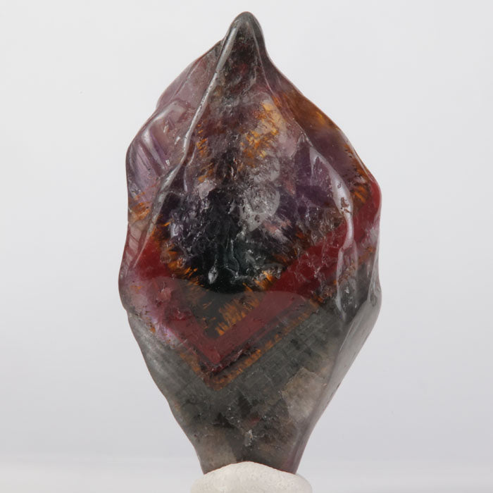 Color Zoned Quartz Crystal from Brazil