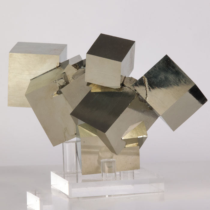 Pyrite Crystal Cluter cubes spain
