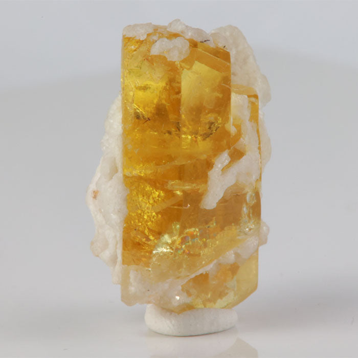 albite on golden beryl 