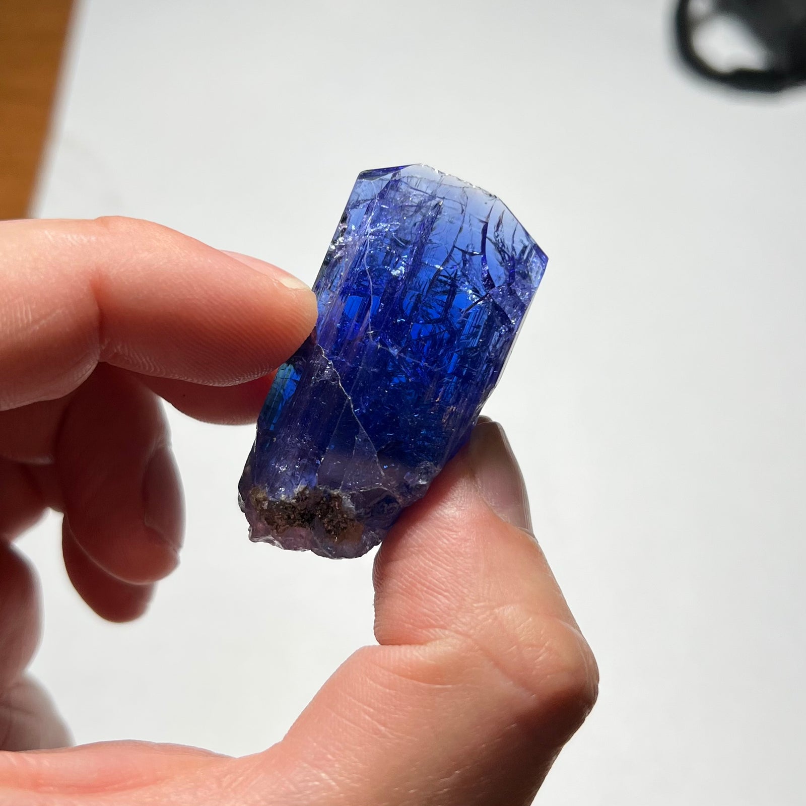 Big Tanzanite Crystal Blue