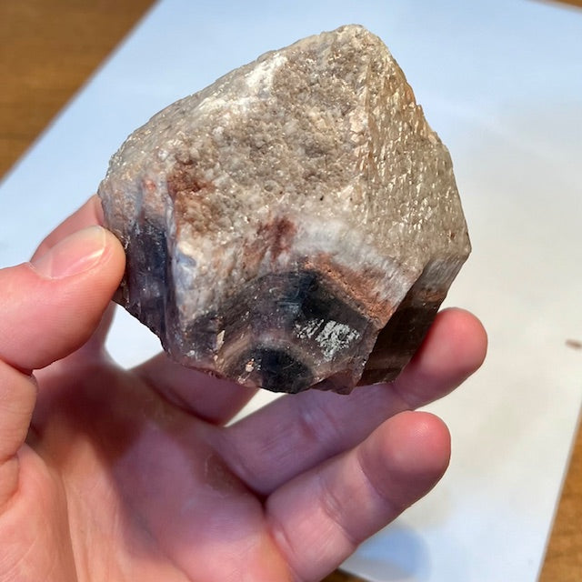 320g Costa Marques White Shell Trapiche Amethyst Crystal