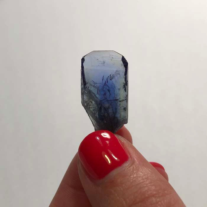 Blue & Yellow Tanzanite Crystal